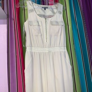 Cream colored jumpsuit